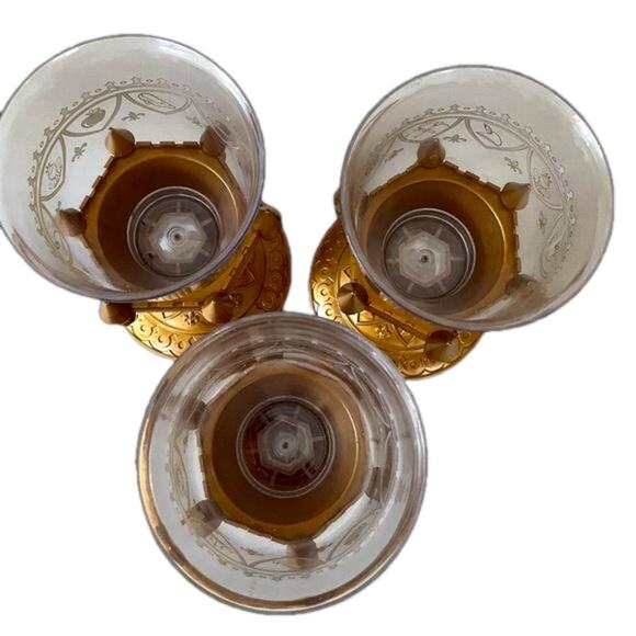 Disney Parks Beauty & The Beast Be Our Guest 3 Light Up Goblet Cup Disneyana - Picture 3 of 7